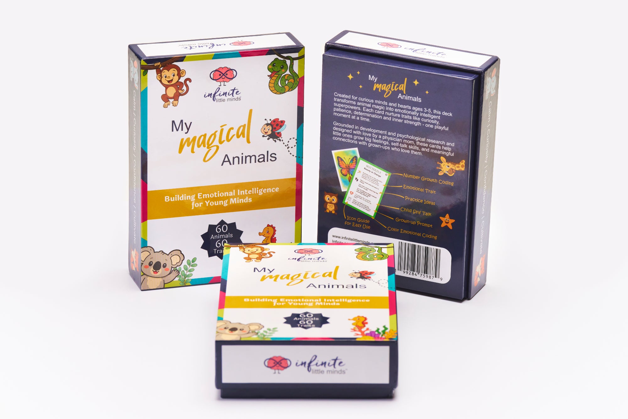 My Magical Animals Flashcards Social Emotional Learning Kids Ages 3-5